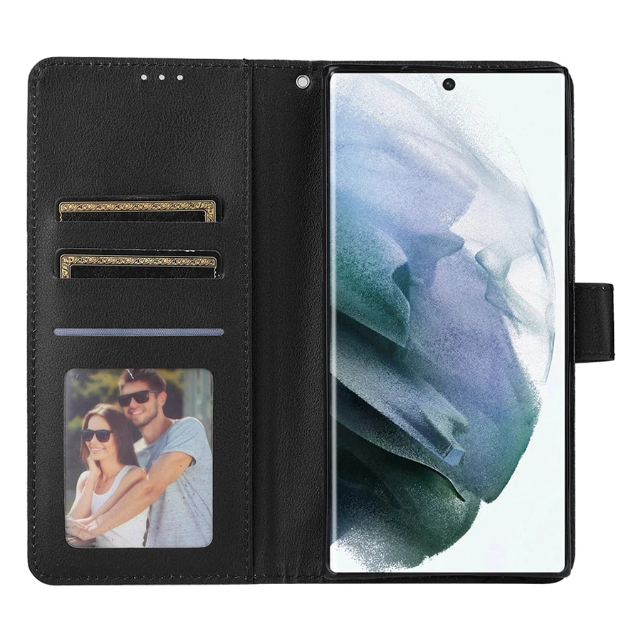 Wallet Magnetic Flip Card Stand Leather Case For Samsung Galaxy S23 Ultra S22 Plus S21 FE S20 A12 A13 A14 A34 A51 A52 A53 A54
