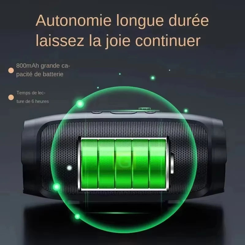 Lenovo TF USB FM Portable Bluetooth 5.4 Speakers Dual Speaker Stereo Playback Voice Broadcasting Subwoofer Wireless Speaker