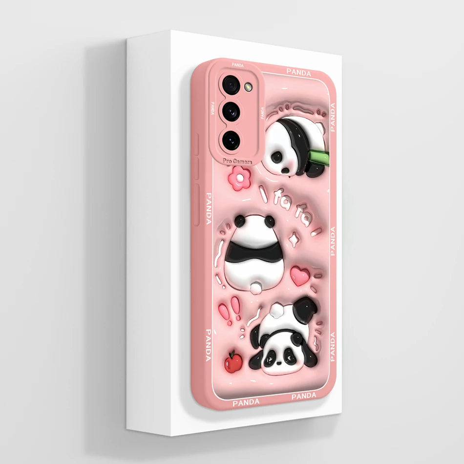 For Samsung S20 FE Ultra Phone Case Cute Back Cover For Galaxy S 20 S20FE S20Ultra Soft Liquid Silicone Full Protection Fundas