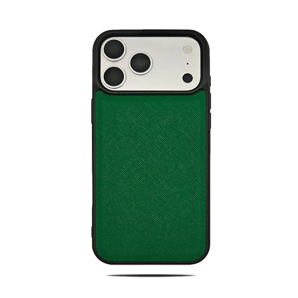 Simple Solid Color Leather Phone Cover For iPhone 17 16 15 Pro Max Business Office Style Case