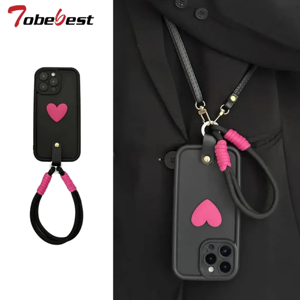 Crossbody Lanyard Wrist Strap Stand Phone Holder Case for iphone 15 14 13 12 11 Pro XS Max Mini XR X 8 7 6 6S Plus SE 2020 Cover