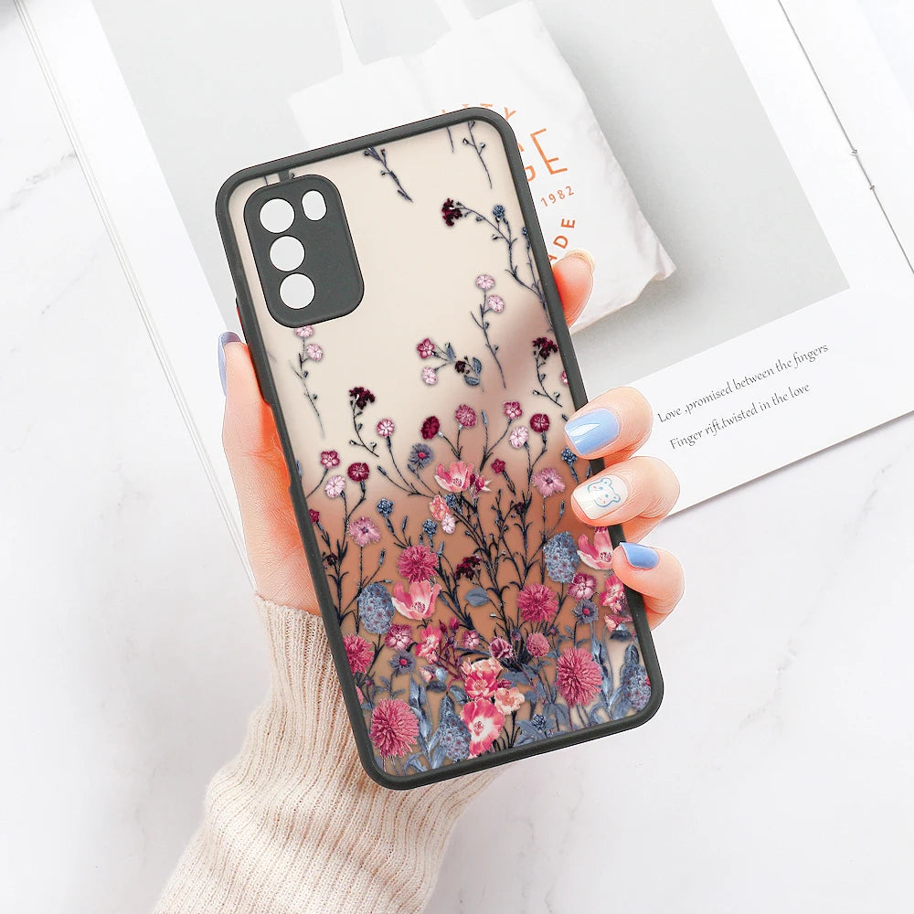 A52 Case For Samsung Galaxy A53 5G Funda A54 A34 A32 A33 A71 A51 S20 FE A50 A13 A22 A21S S21 S23 Ultra S22 Matte Covers Coques