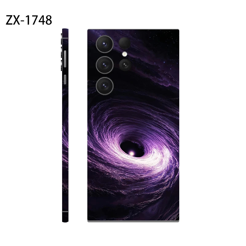 Skin Sticker for Samsung Galaxy S24 S23 S22 S25 Ultra S25 EDGE Decals Back Film Cover Screen Protector Wrap Ultra Thin