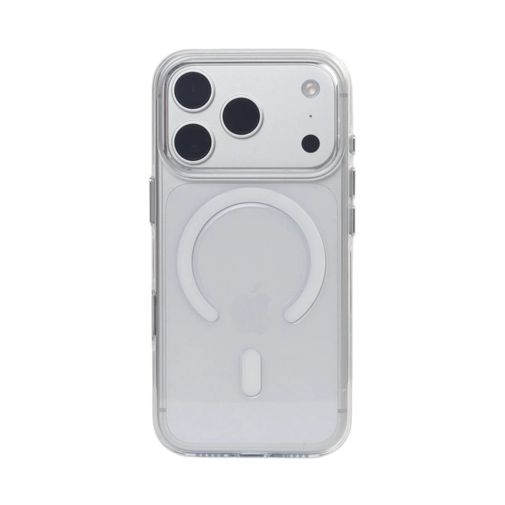 Luxury Transparent Magnetic Bumper Case For iPhone 18 17 16 Pro Max For Magsafe Wireless Charge Camera Button Clear Cover Shell