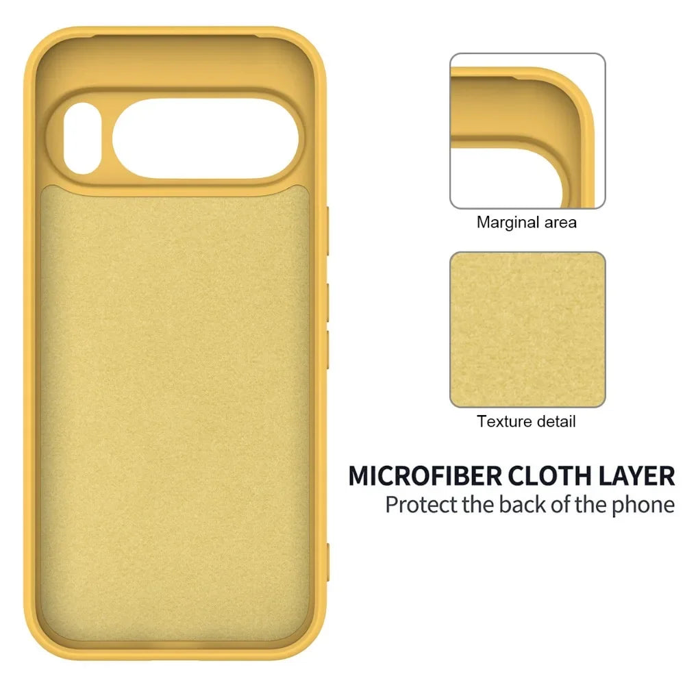 Fashion Liquid Silicone Case For Google Pixel 11 10 9 8 Pro XL 10a 9a 8a Shockproof Soft TPU Protection Cover With Lanyard Strap