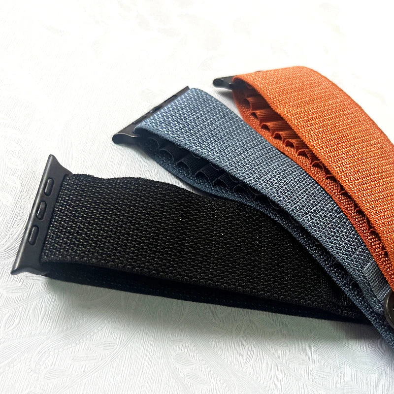 Alpine Loop Band for Apple Watch Strap Ultra 3 4 49mm 46mm 45mm 44mm 42mm 41mm 40mm Correas Bracelet iWatch Series 12 11 10 SE 9