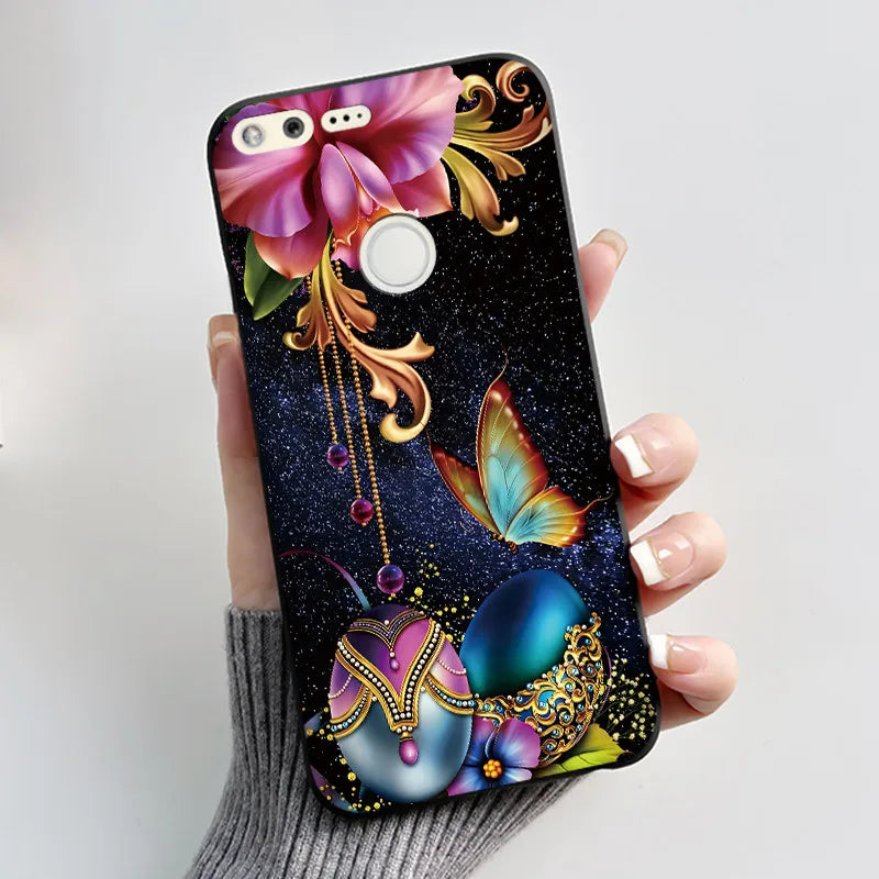 For Google Pixel 1 Case Aesthetic Cute Cat Shockproof Silicone TPU Soft Back Cover for Google Pixel 1 Pixel1 XL Phone Case Coque