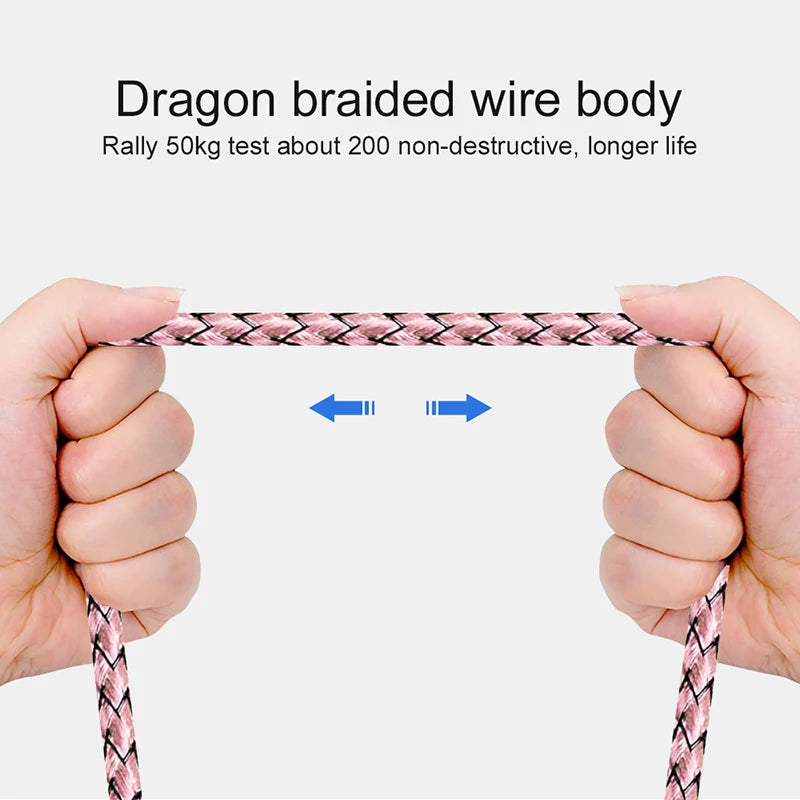 Micro USB Cable Data Sync 2A Fast Charging 1M 2M 3M Nylon Braided Charger Cable For Samsung Huawei HTC Android USB Micro Phone