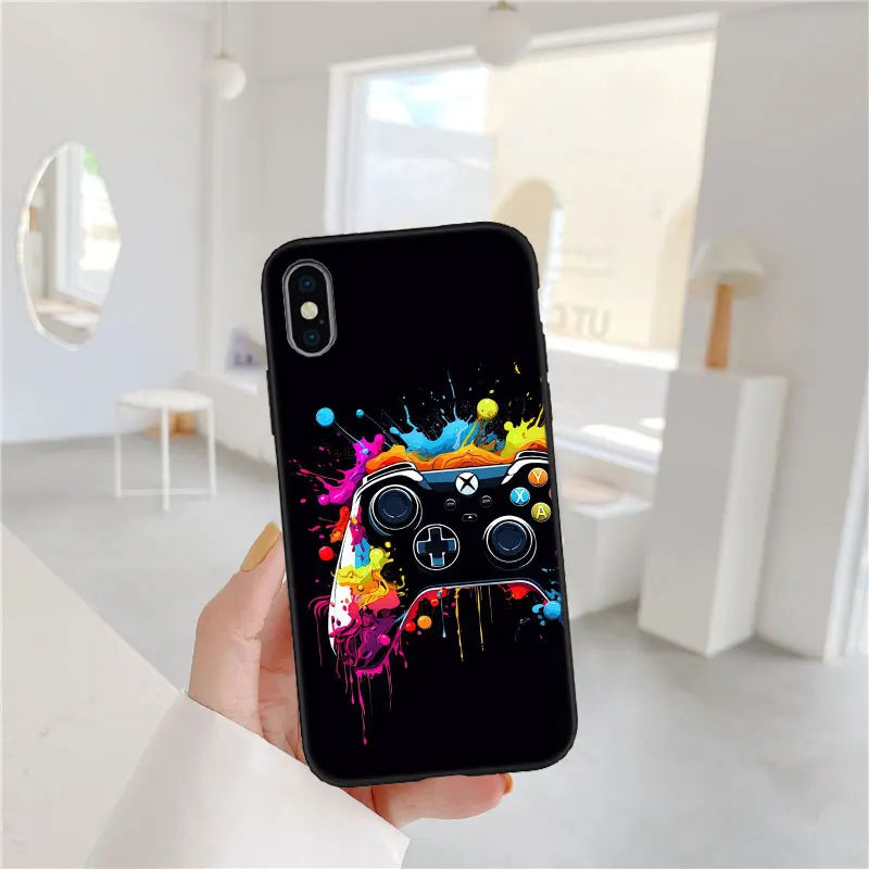 IX16 Game Over New Luxury Phone Case for iPhone SE X XS XR 16E 11 Pro Max 8 7 6 6s Plus