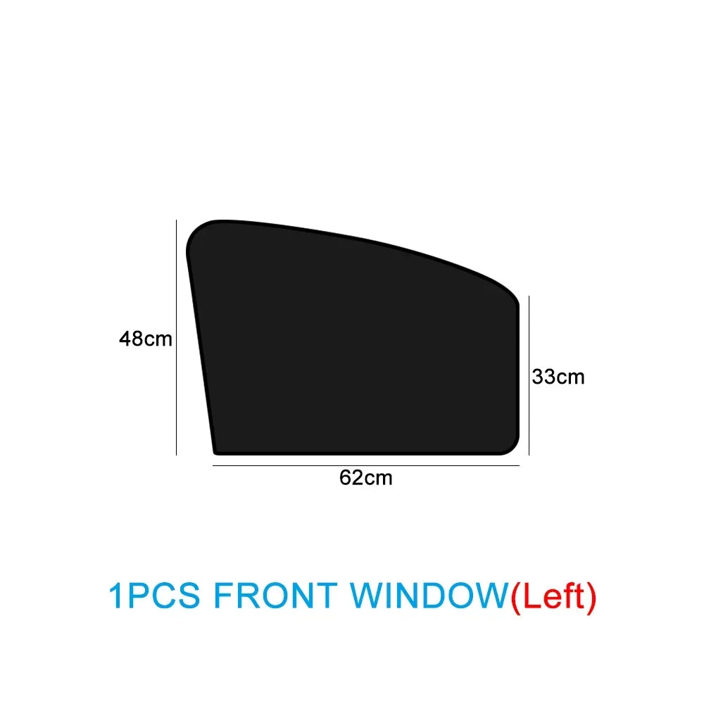 Magnetic Car Sunshade - UV Protection & Heat Blocking, Double-Sided Auto Window Shade with Easy DIY Installation