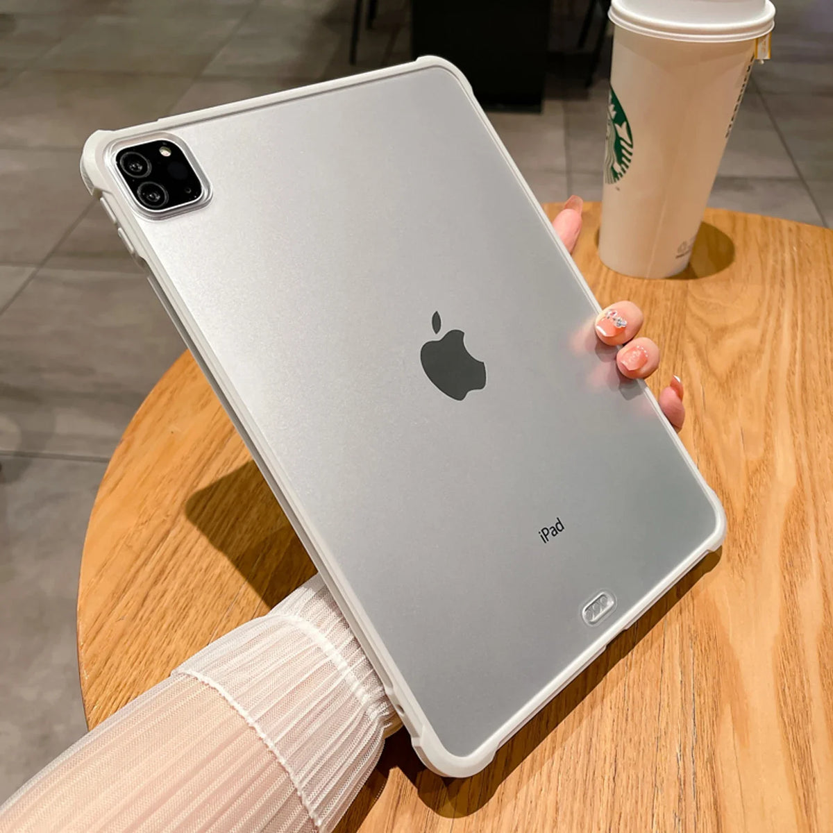 Translucent Matte Case For iPad Case Air Pro 2025 13 11 12.9 Cases 4 5 6 7 8 9 10 Generation 10.2 10.9 inch Mini Funda Cover