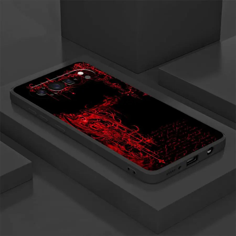 Funda Phone Cover Case for Google Pixel 10A 7a 9a 6 7 8 Pro 8a 6a 10 9 Pro XL Sword & White Hair Witch