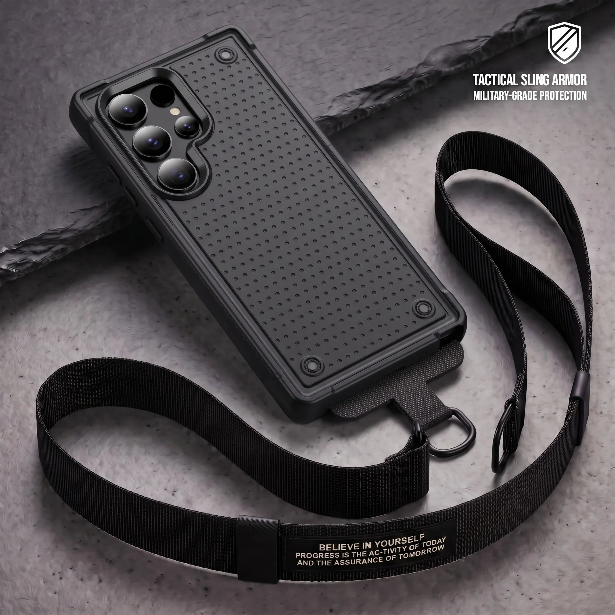 Anti-Slip Armor Protection Lanyard Holder Case for Samsung Galaxy S21 Ultra S 21 Plus S21 FE S21Ultra