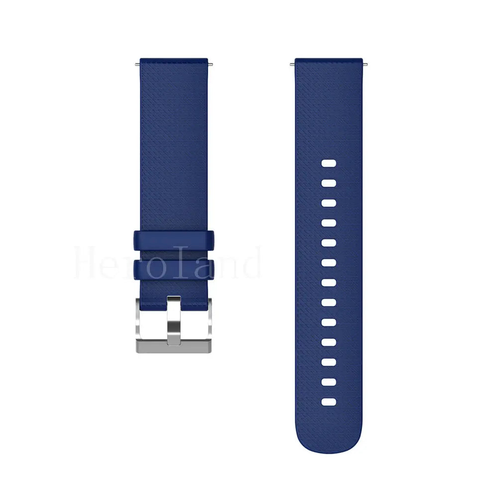 Premium Silicone Watchband WatchStrap Silicone Bracelet Quick Release Rubber Strap WristBand 18mm 20mm 22mm Width Replacement