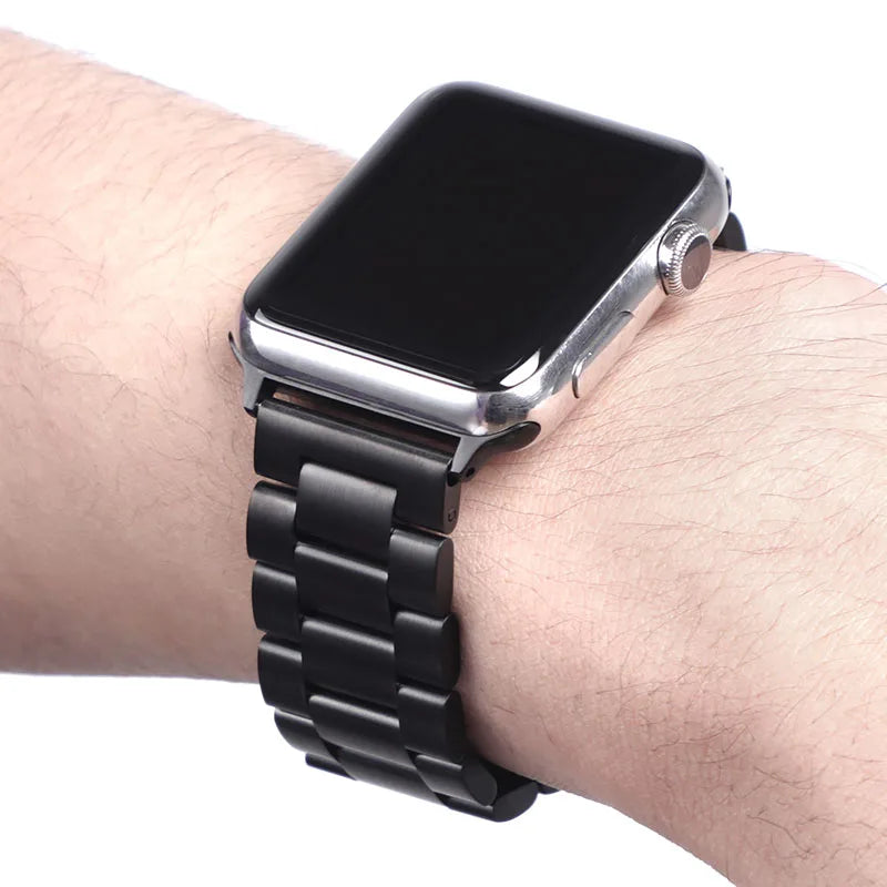 Metal Strap For Apple Watch Ultra 2 49mm 45mm 41mm 44mm 40mm Stainless Steel Wristband For iWatch Series 9 8 7 6 5 4 3 SE Band