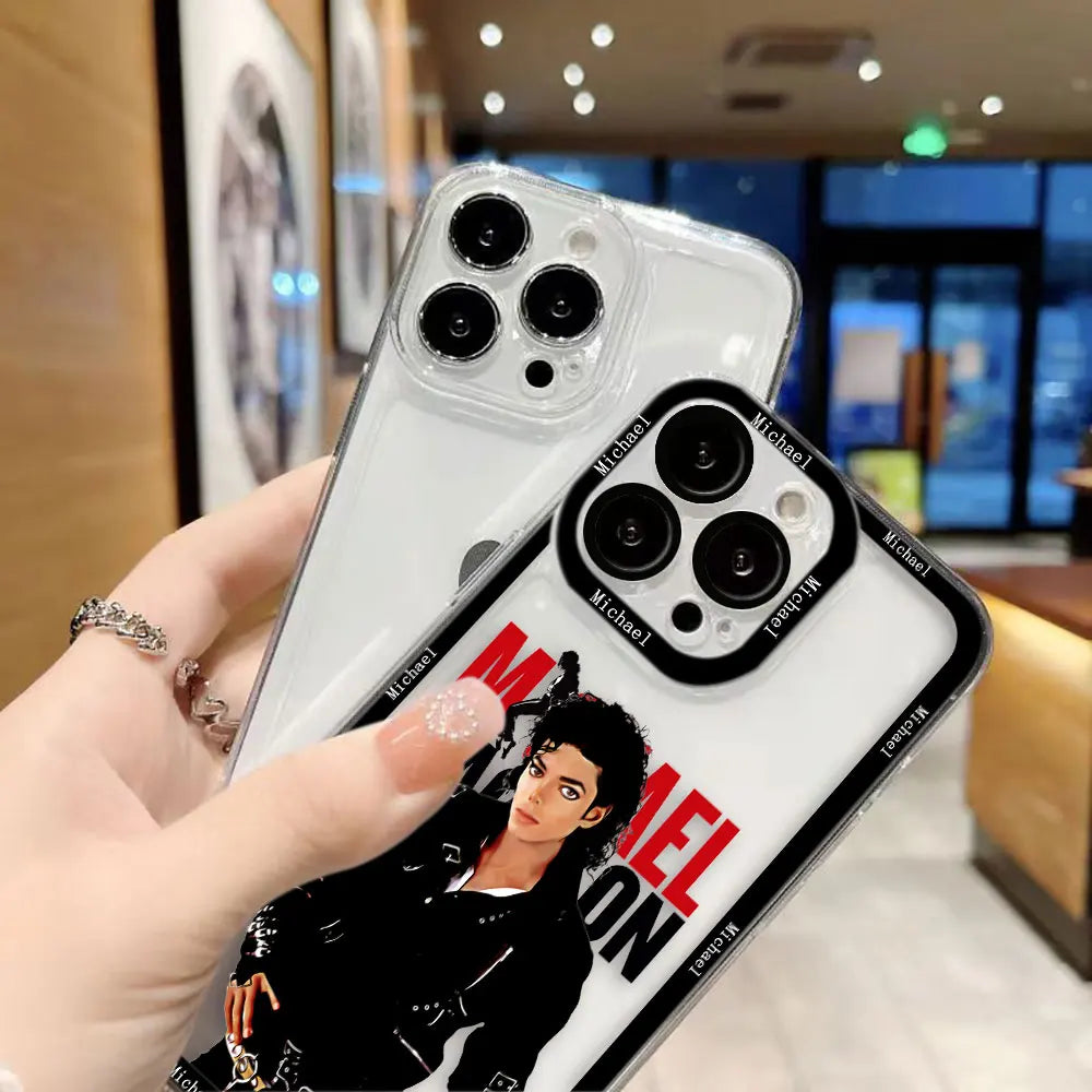 Dancer m-Michael j-Jackson Clear Phone Case For Samsung Galaxy S26 S25 S24 S23 S22 S21 S20 FE PLUS ULTRA EDGE Case Cover Shell