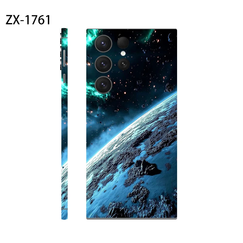 Skin Sticker for Samsung Galaxy S24 S23 S22 S25 Ultra S25 EDGE Decals Back Film Cover Screen Protector Wrap Ultra Thin