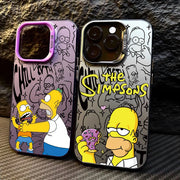Fun Cartoon S-Simpsons Hot Phone Case for Samsung Galaxy S26 S25 S24 S23 S22 S21 S20 Note20 FE Ultra Edge Plus 4G 5G Matte Cover