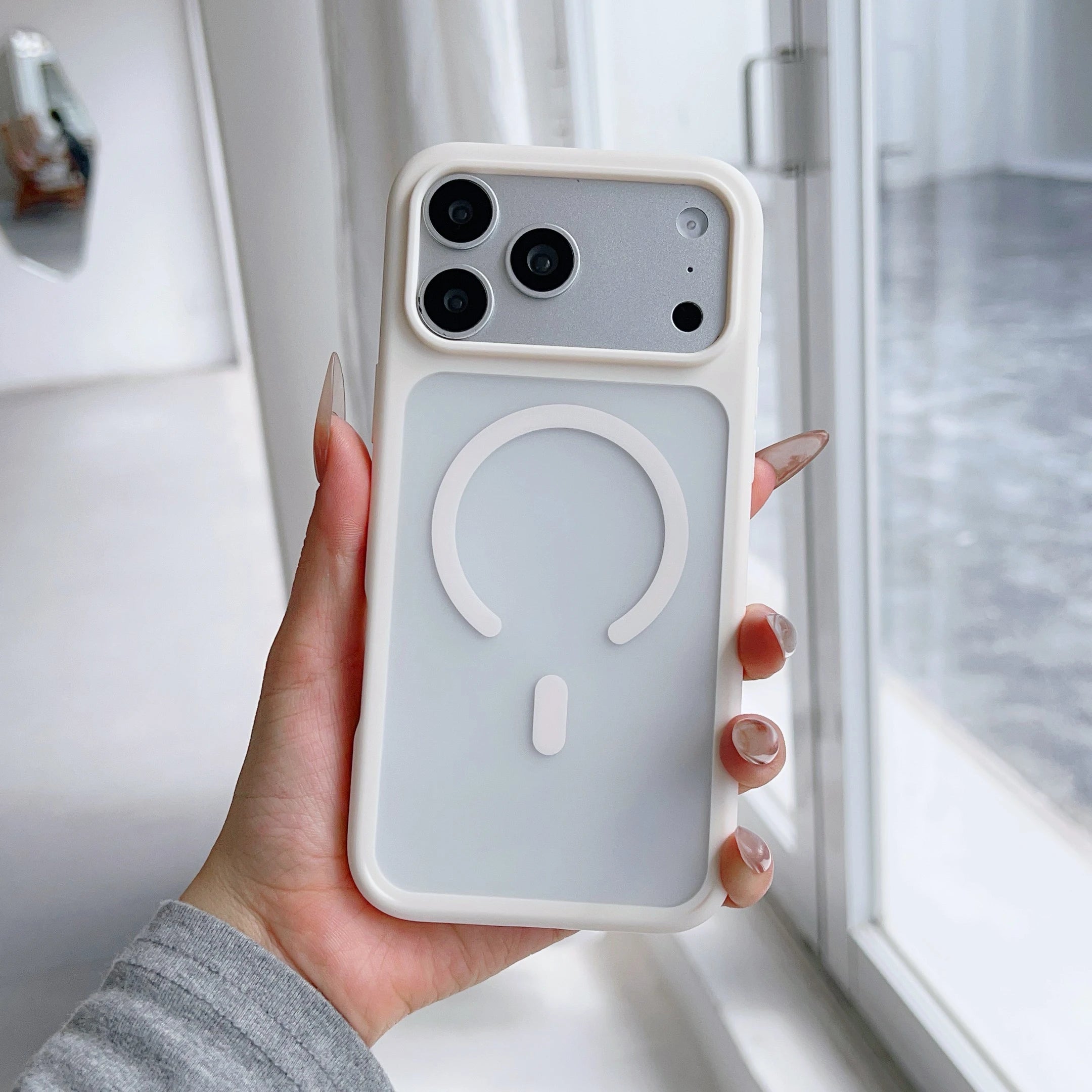 Magnetic Matte Original Translucent Case For iPhone 17 Pro Max Air 16 15 14 Plus 13 12 For Magsafe Wireless Charge Protect Cover