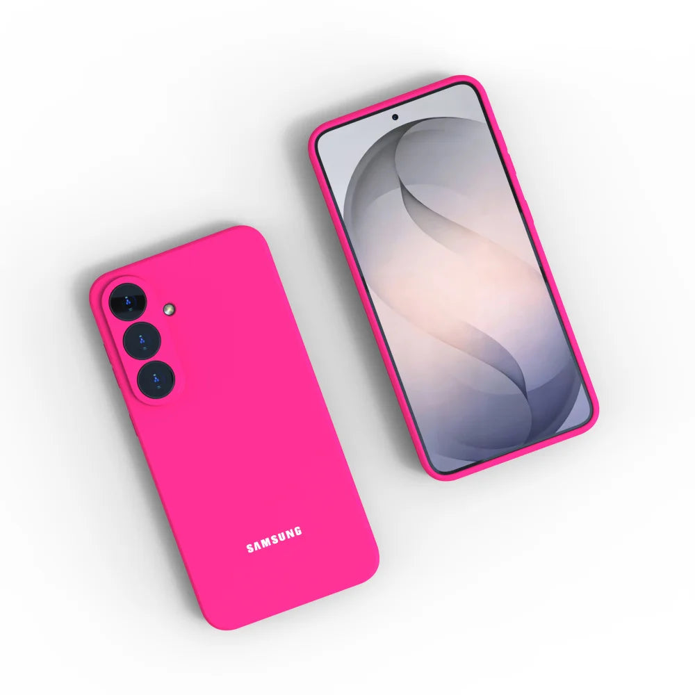 For Samsung Galaxy S26 S25 S24 S23 S22 Plus S26 Ultra S25 FE EDGE Case Soft Liquid Silicone Shockproof Phone Back Cover