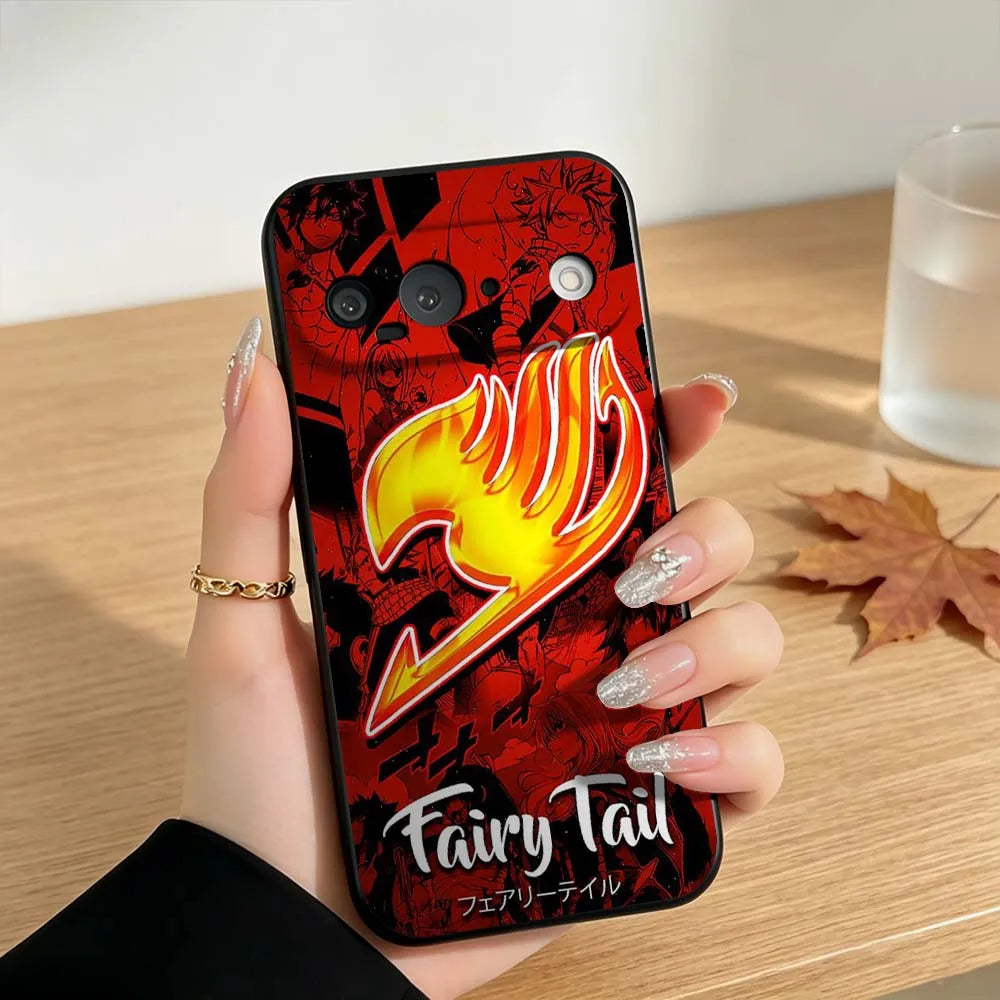 Anime FAIRY TAIL For Google Pixel 10 10A 9 8 7  9a 8A 7a 6a XL Pro 5G Black Phone Case Cover