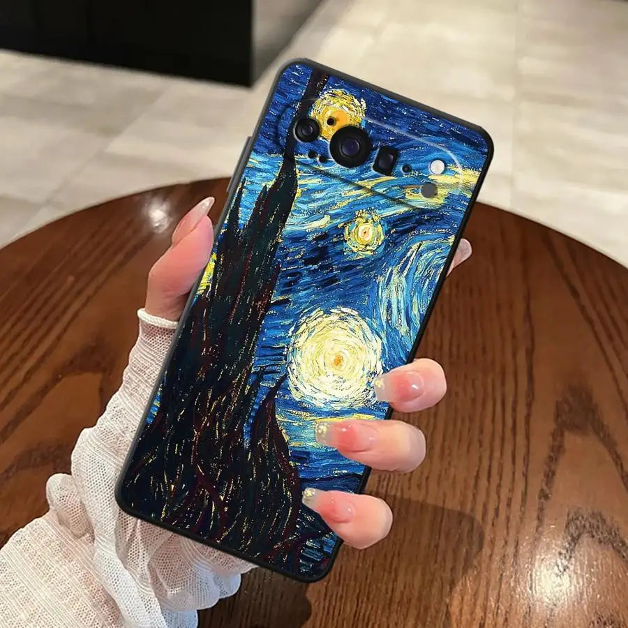 Funda Phone Cover Case for Google Pixel 7a 9a 8a 10 9 Pro XL 6 7 8 Pro 6a Van Gogh's Starry Sky