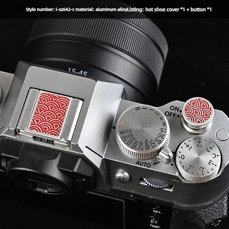 Camera Hot Shoe Cover Hot Shoe Protector Dustproof Metal for Fujifilm XS10 XM5 XE4 XT5 XT30II XH2S XA7 X100VI XT50 ZFC