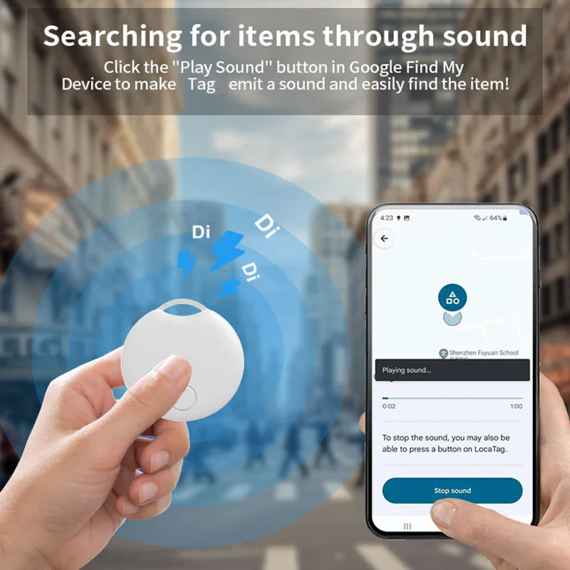 Anti-lost Tracker For Android Phones Work With Google Find Hub App Remote Locating Key Finder for Xiaomi Samsung Pixel Moto GMS