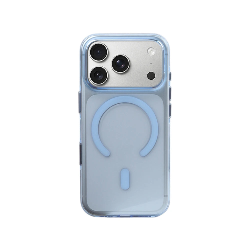Luxury Transparent Magnetic Bumper Case For iPhone 18 17 16 Pro Max For Magsafe Wireless Charge Camera Button Clear Cover Shell