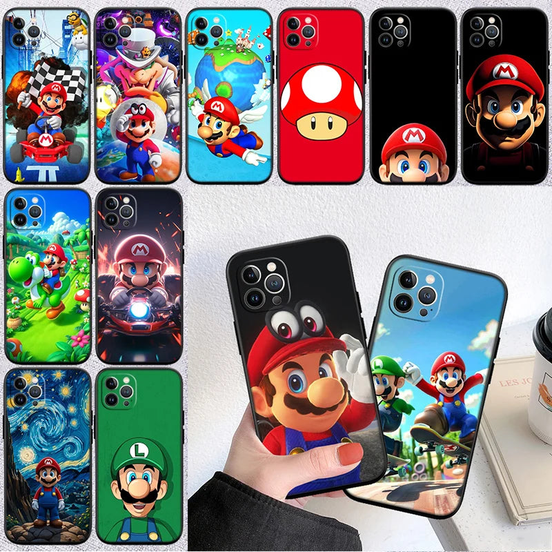 M-Marios New High-End Shell Phone Case for iPhone SE X XS XR 16E 17 11 Pro Max 8 7 6 6s Plus Air