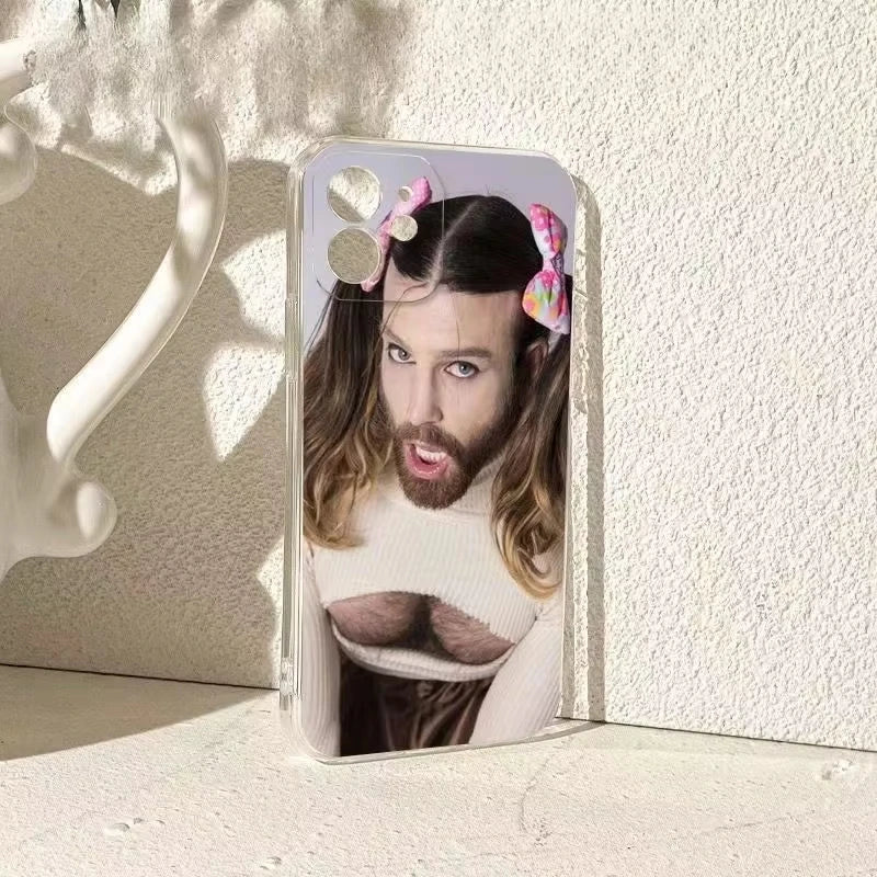 Bearded Man Loli Outfit  Phone Case for Samsung Galaxy S21 S22 S23 S24 S25 S26 Ultra Plus FE Note 20 A73 A55 A35 A25 A15 Cover