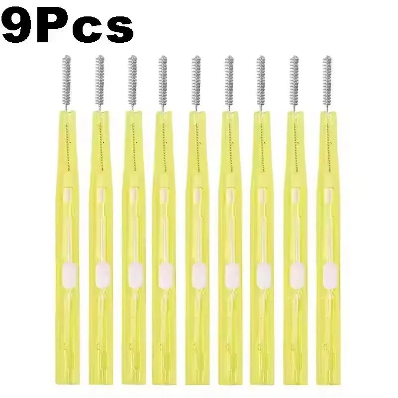 1-12PCS Double-end Adjustable Phone Speaker Cleaning Brush for Earphone Earbuds Cleaner Kit for iPhone Samsung Keyboard Brushes