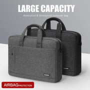 Laptop Bag Sleeve Case Shoulder Handbag For M3 M4 14 15 15.6 17 Inch Macbook Air Pro 13.3 Huawei Asus Dell Notebook Briefcases
