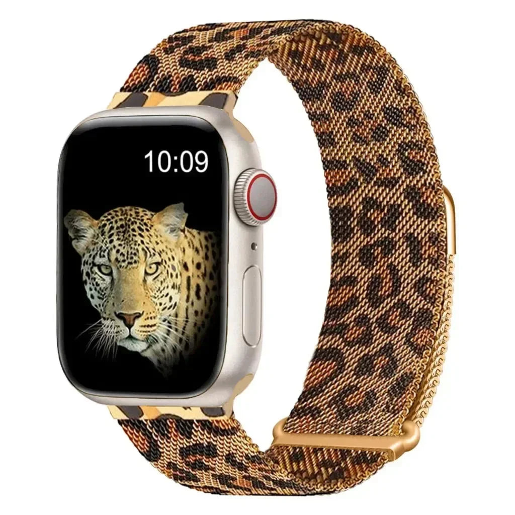 Milanese Loop Strap for Apple Watch Band 46mm 45mm 44mm 40mm 41mm Pride Bracelet iwatch Series 12/11/10/9 8 7 SE3/Ultra 3 4 49mm