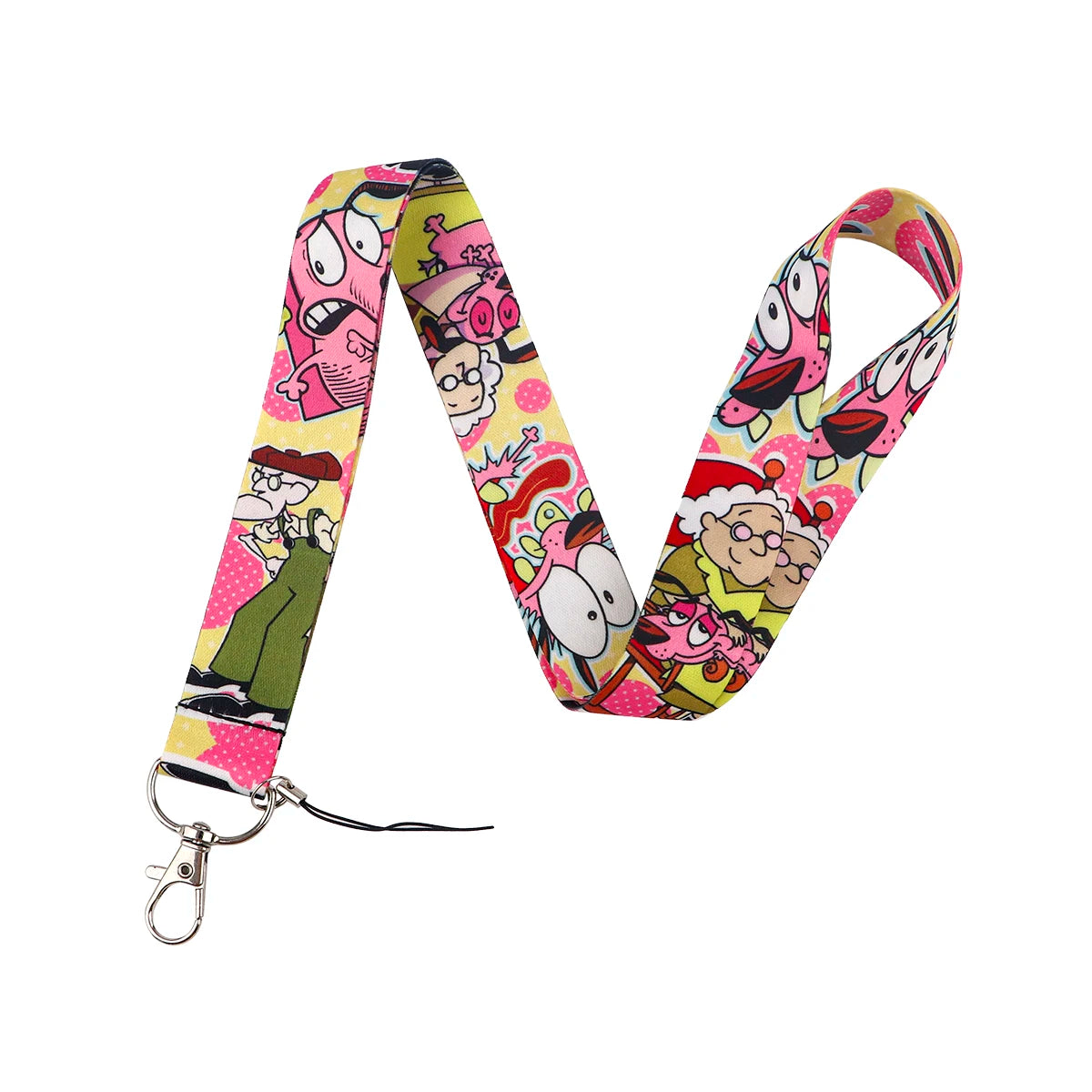 Comedy Animation Lanyard for keys ID Card Keychain Phone Straps USB badge holder DIY Hang Rope Lariat Lanyard