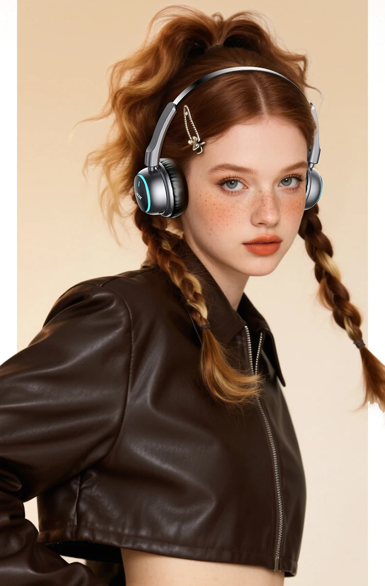 Acer Ohr645 New Over-Ear Wireless Headphones with Surround Sound, High-Quality Sound Effect, Rotatable Adjustment Design, Long Standby Time, Suitable for Sports and Other Occasions for Immersive Music Enjoyment