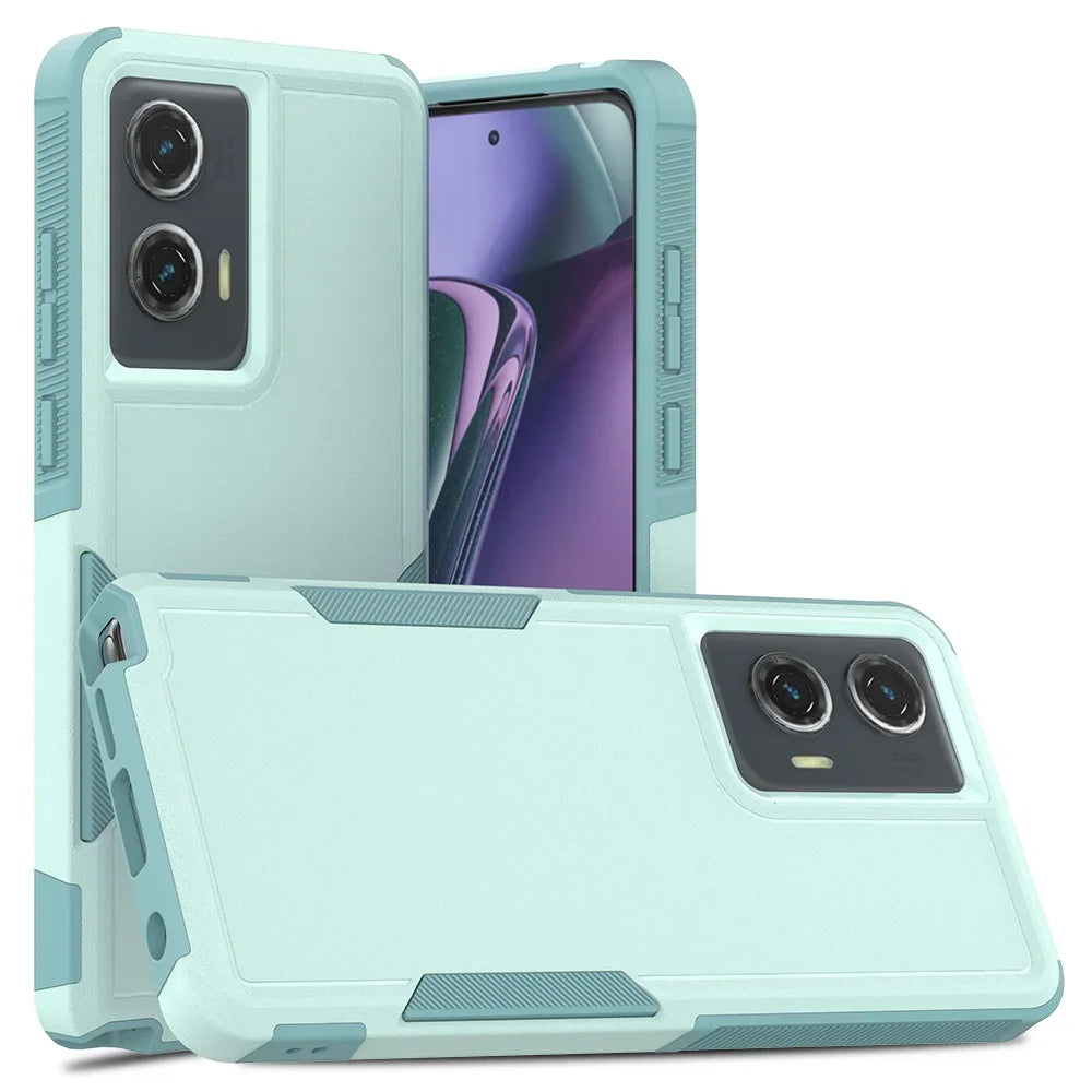 Rugged Armor Shockproof Phone Case For Motorola Moto G Stylus 5G 2024 Power 2025 Play 2026 TPU Frame Hard Plastic Back Cover