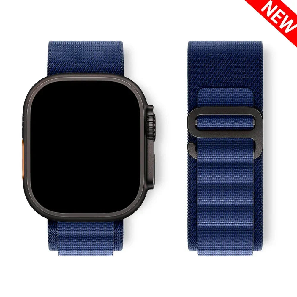 Alpine Loop for Apple Watch Ultra 2 Band 44mm 45mm 49mm 40mm 41mm 42mm nylon Trail bracelet correa Series 10 9 8 7 6 5 se Strap