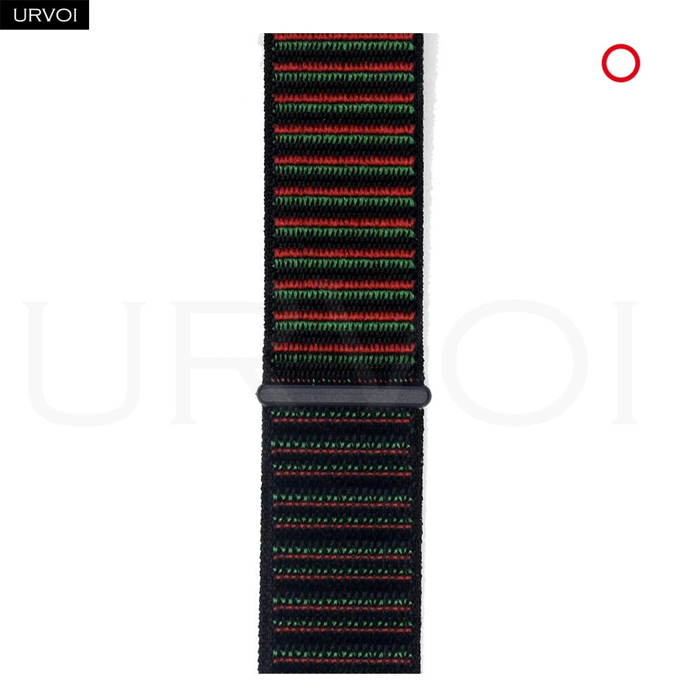 URVOI Sport Loop for Apple Watch Ultra 4 3 2 Series 12 11 10 9 SE3 Nylon Strap for iWatch Sport Band Hook&Loop Fastener 46 49mm