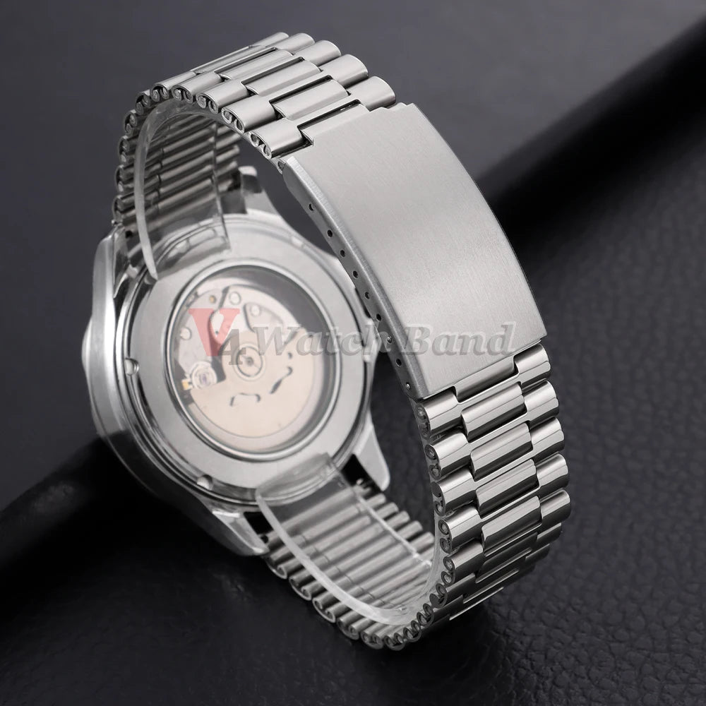 Universal Metal Watchstrap 18mm 20mm 22mm Business Wrist Strap for Smartwatch Stainless Steel Band Men Women Watch Accessoriess