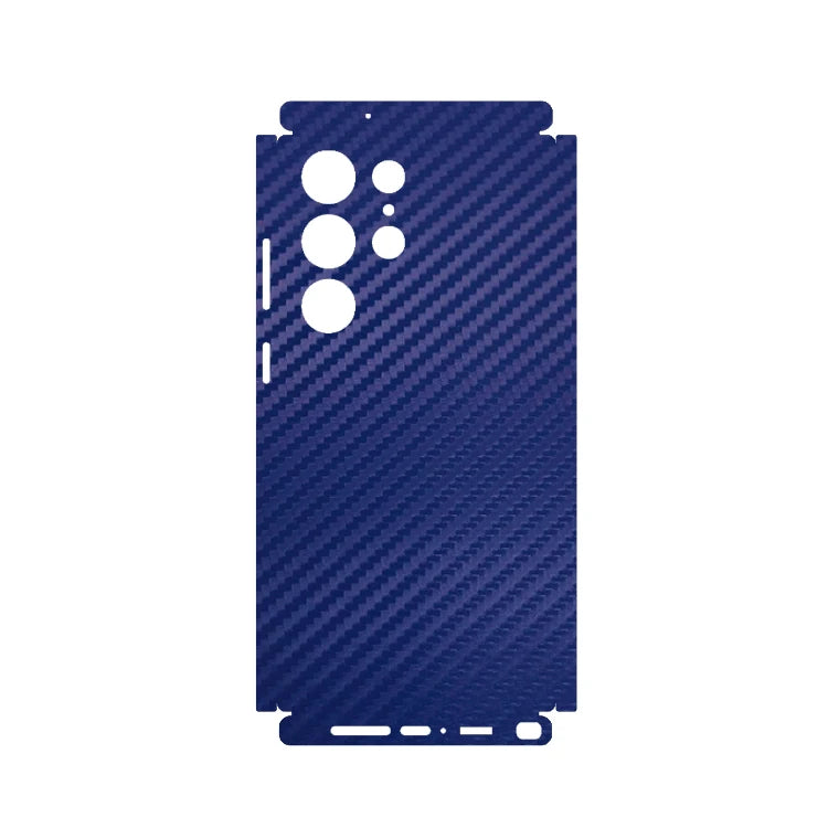 3D Carbon Fiber Skin Grain Full Body Phone Protector Sticker For SAMSUNG GALAXY S23 Ultra S23 Plus S25 S24 Back +Sides Wrap Film