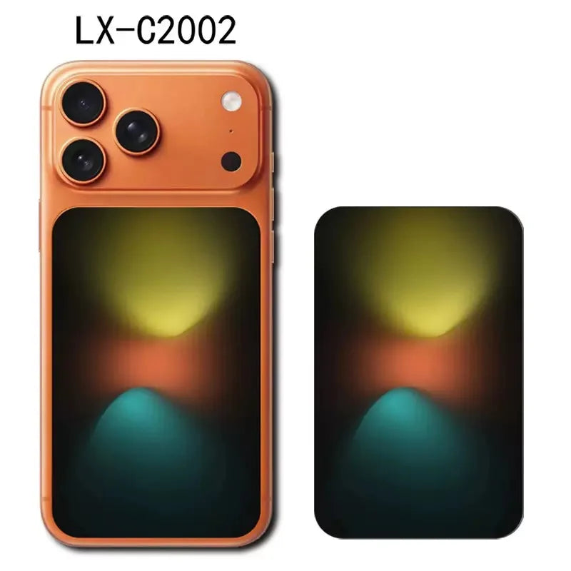 For Apple iPhone 17 Pro 17 Pro Max Half Cover Back Cover Decal Skin 3D Colorful Rear Protective Sticker Film
