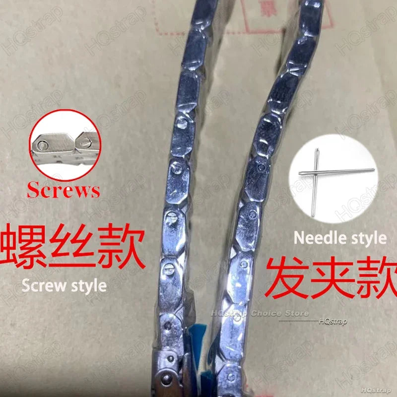 Full Solid Stainless Steel Strap 18mm 20mm 22mm 24mm 26 High Quality Watch Band Flat Interface Wristband with Tool  Accessories