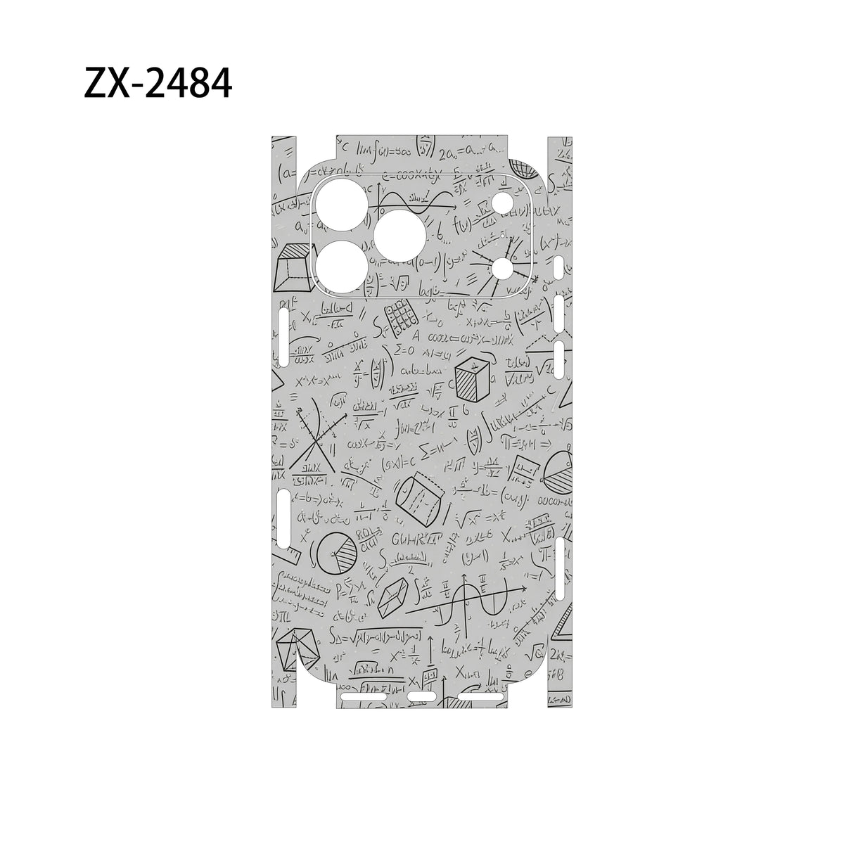 For Apple iPhone 17 16 15 14 IPhone13 Pro Max Full Body Wrap Decal Skin Rear Protective Sticker Film