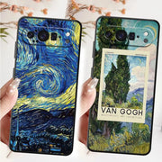 Phone Case for Google Pixel 10 9 Pro XL 6 7 8 Pro 9a 8a 6a 7a Soft Shell Van Gogh Art