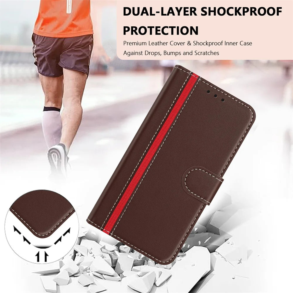 Ultra-thin Leather Case For Google Pixel 6 7 8 9 Pro XL 5 9A 8A 7A 6A 5A 8Pro 7Pro Magnetic Flip Book Card Holder Wallet Cover
