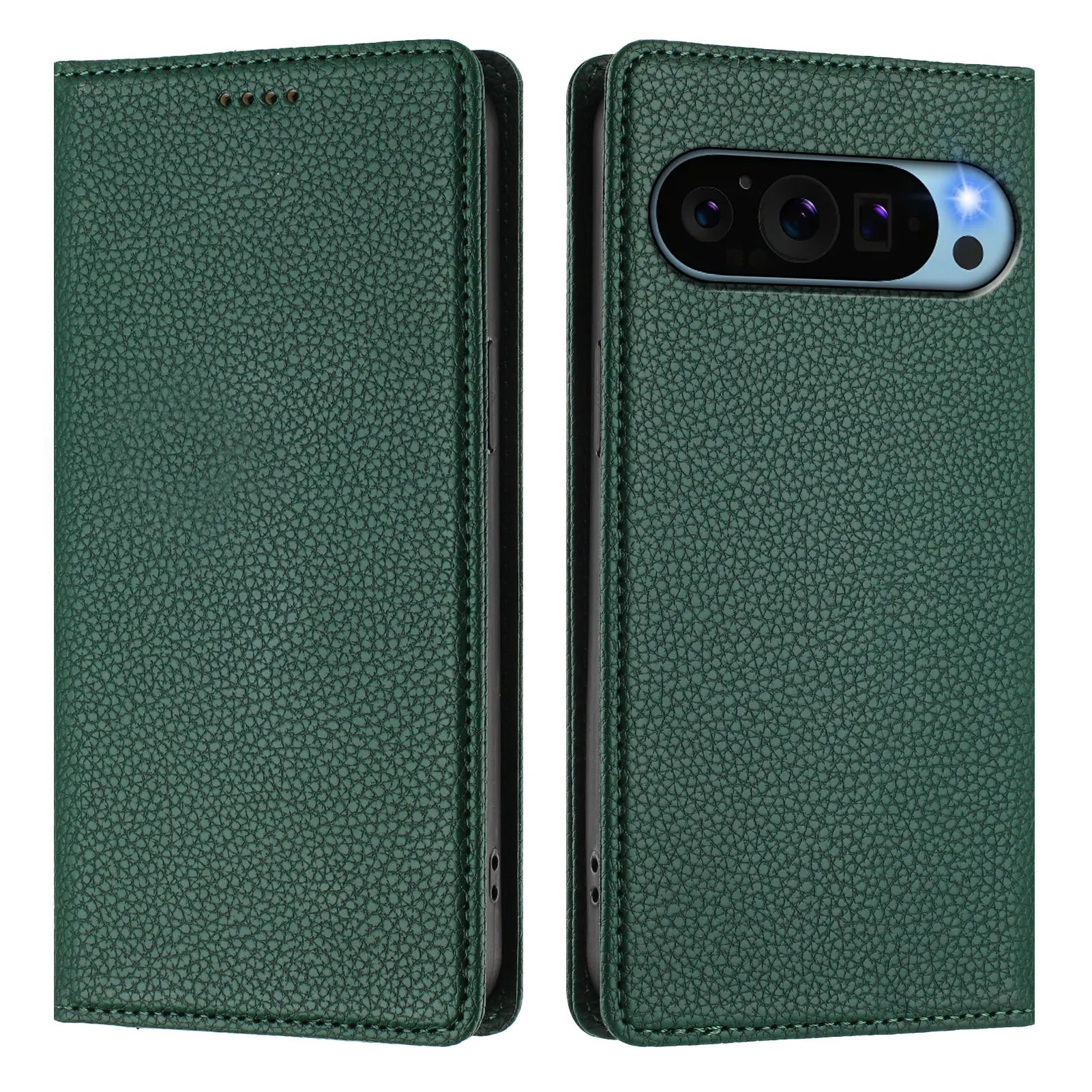 Flip Leather Phone Case for Google Pixel 6 7 8 9 Pro XL Pixel 9A 8A 7A 6A Matte Wallet Case for Pixel 5A 5XL Card Holder Cover