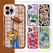 Toys Storys Woodys Aliens Phone Case for Apple iPhone 17 Air 16 15 14 Plus 13 12 11 Pro Max Border printing Transparent Cover