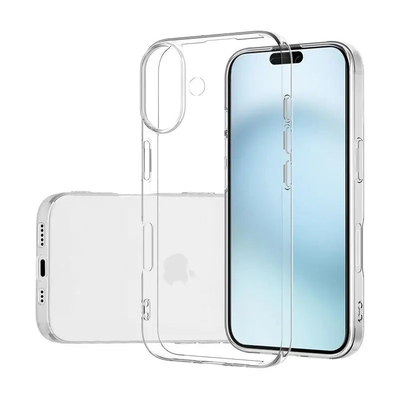Ultra Thin Transparent TPU Case For Iphone 16 17  Air Pro Max 16E 16 Plus Fit Protective silicone Crystal clear soft Back Cover