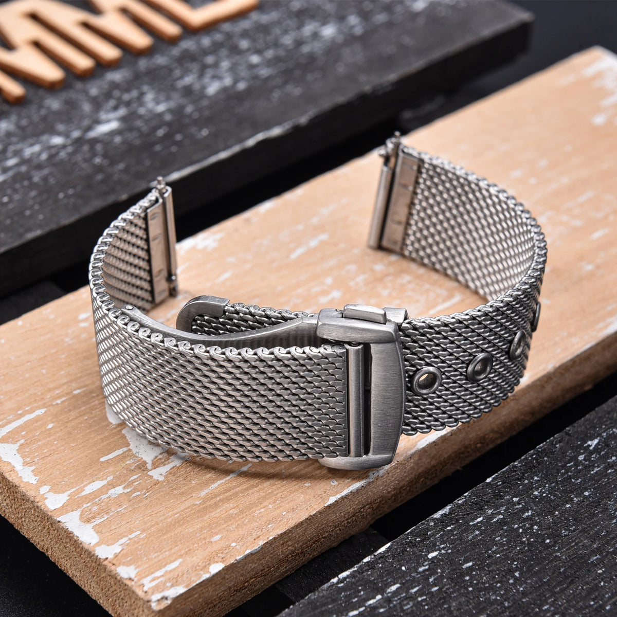 Metal Strap for Omega Seamaster 300 007 Watch Band 20mm Mesh Stainless Steel Universal Strap Luxury Bracelet for Men Accessories